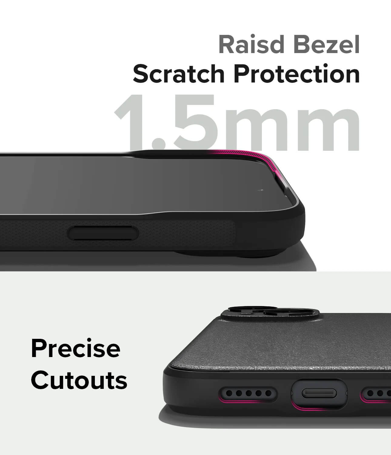 Estuche para iPhone 15 - Ringke Onyx Magnetic - Black