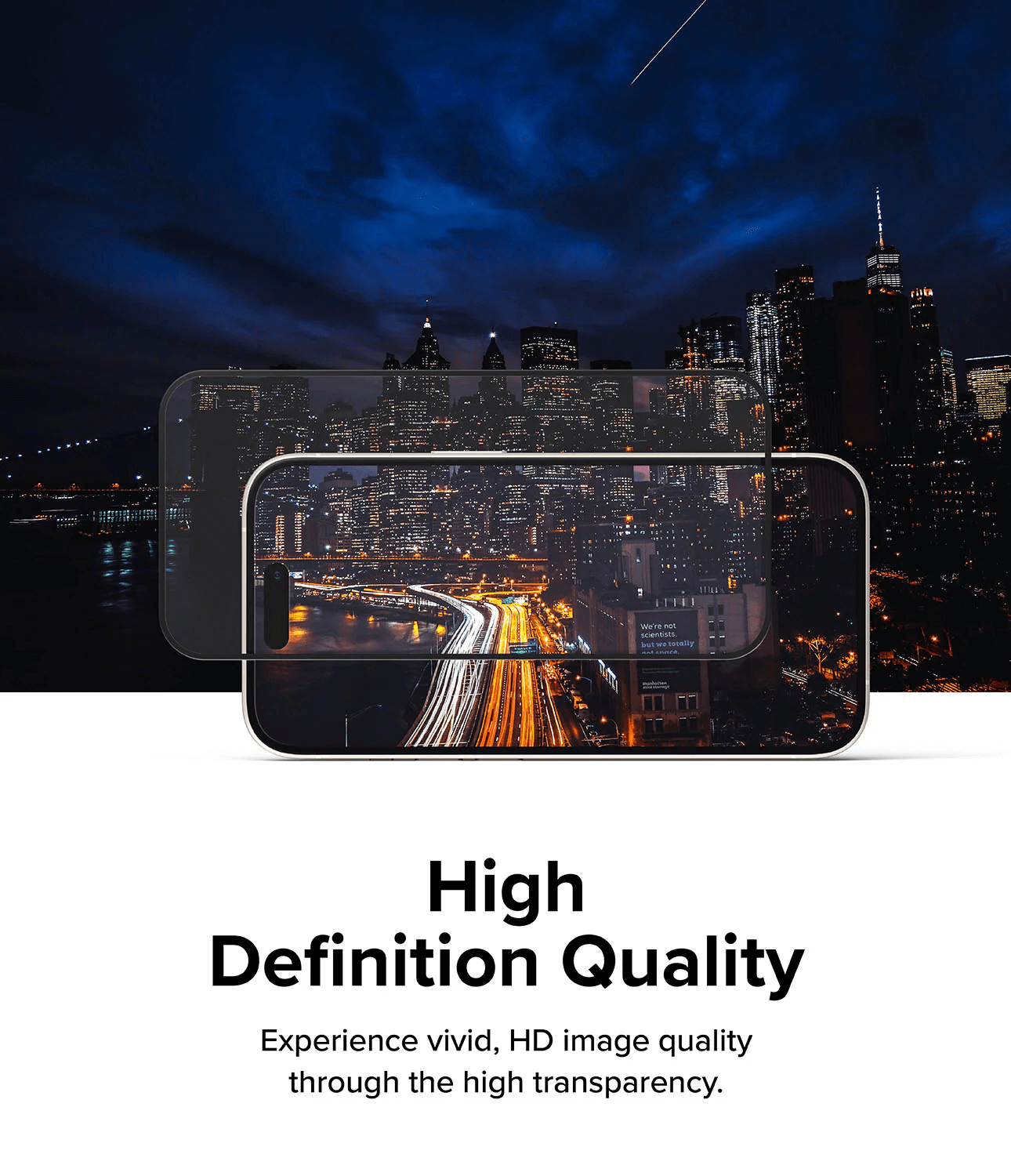 Vidrio Templado para iPhone 15 Compatible con: 16 / 14 / 13 Pro / 13 - Ringke Tempered Glass