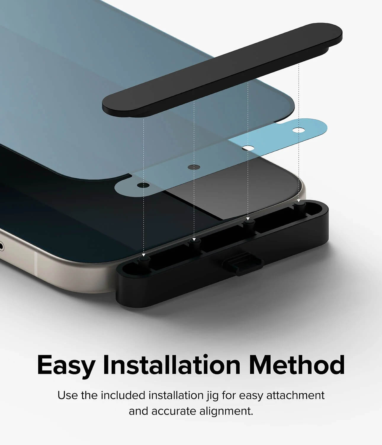Vidrio Templado para iPhone 15 - Ringke Privacy Glass
