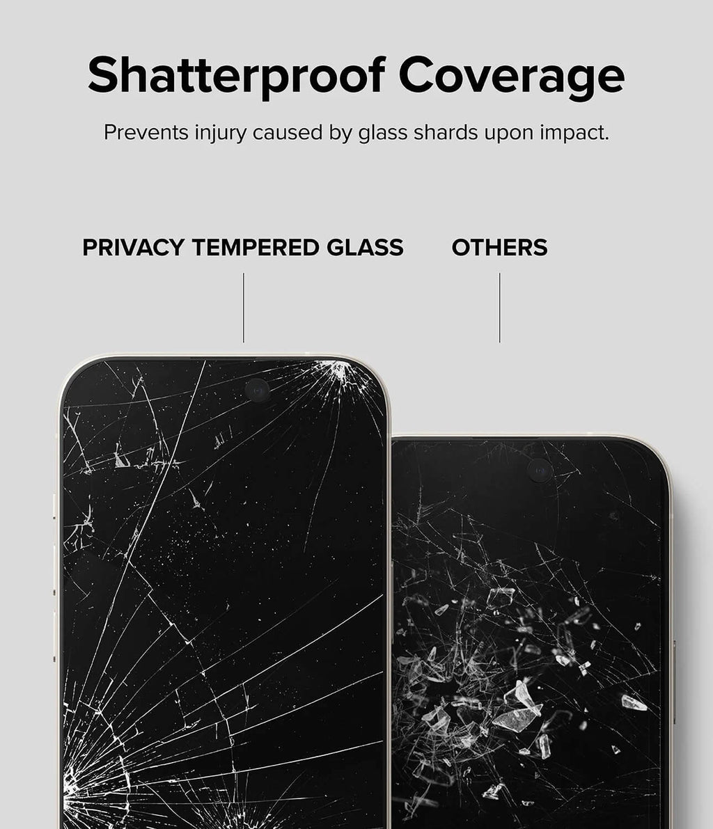 Vidrio Templado para iPhone 15 - Ringke Privacy Glass