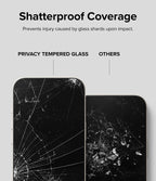 Vidrio Templado para iPhone 15 - Ringke Privacy Glass