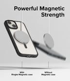 Estuche para iPhone 15 Plus - Ringke Fusion Bold Magnetic - Matte Black