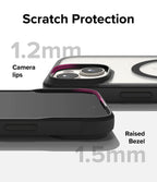 Estuche para iPhone 15 Plus - Ringke Fusion Bold Magnetic - Matte Black