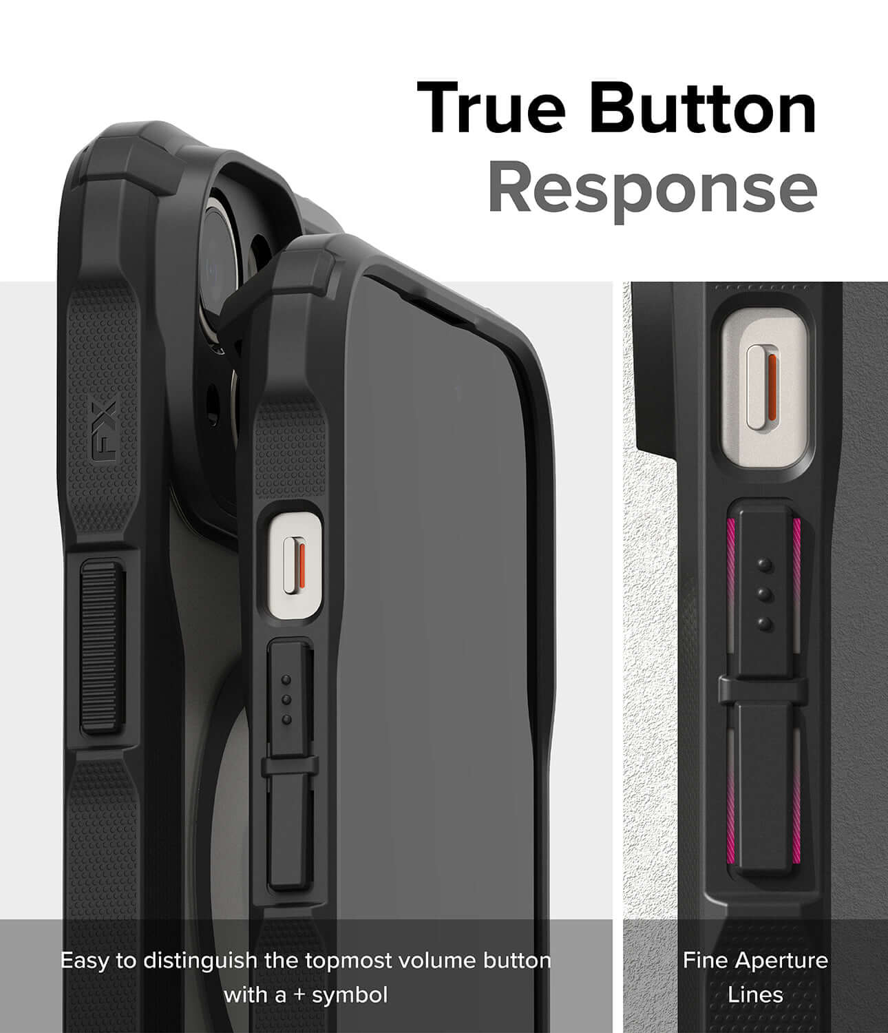 Estuche para iPhone 15 Plus - Ringke Fusion-X Magnetic - Black