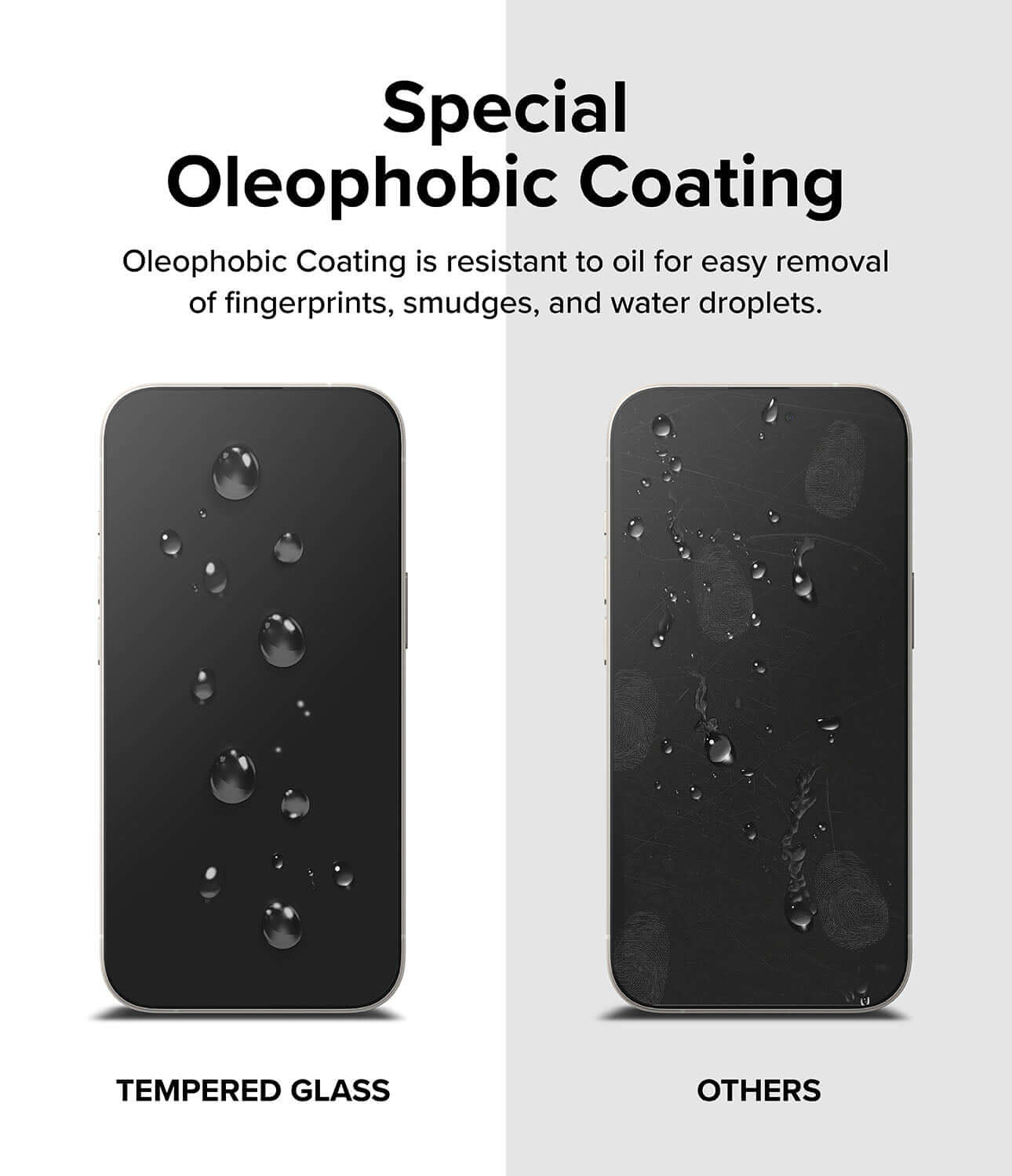 Vidrio Templado para iPhone 15 Plus - Ringke Tempered Glass Full Cover