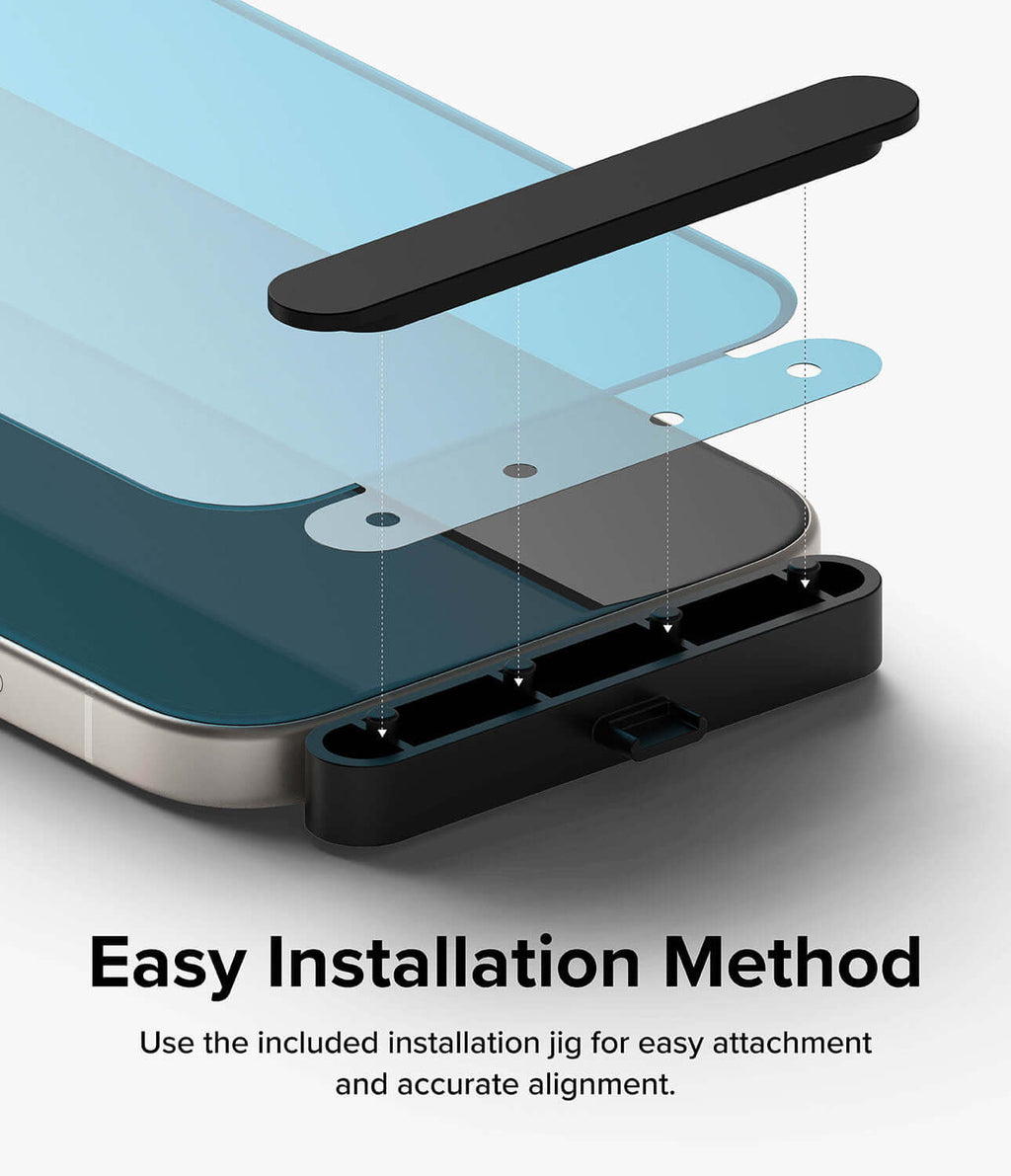 Vidrio Templado para iPhone 15 Plus - Ringke Tempered Glass Full Cover