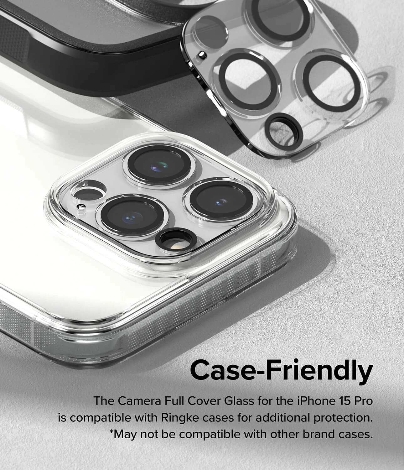 Protector de Cámara para iPhone 15 Pro - Ringke Camera Protector Glass (Pack de 2)