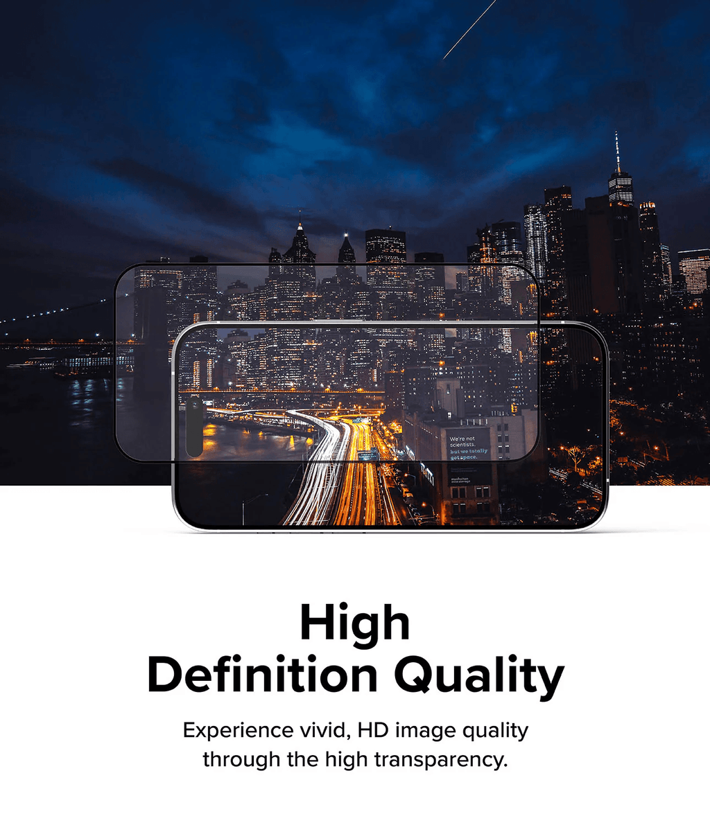 Vidrio Templado para iPhone 15 Pro - Ringke Full Cover Glass