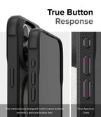 Estuche para iPhone 15 Pro - Ringke Fusion Bold Magnetic - Matte Black