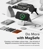 Estuche para iPhone 15 Pro - Ringke Fusion Bold Magnetic - Matte Black