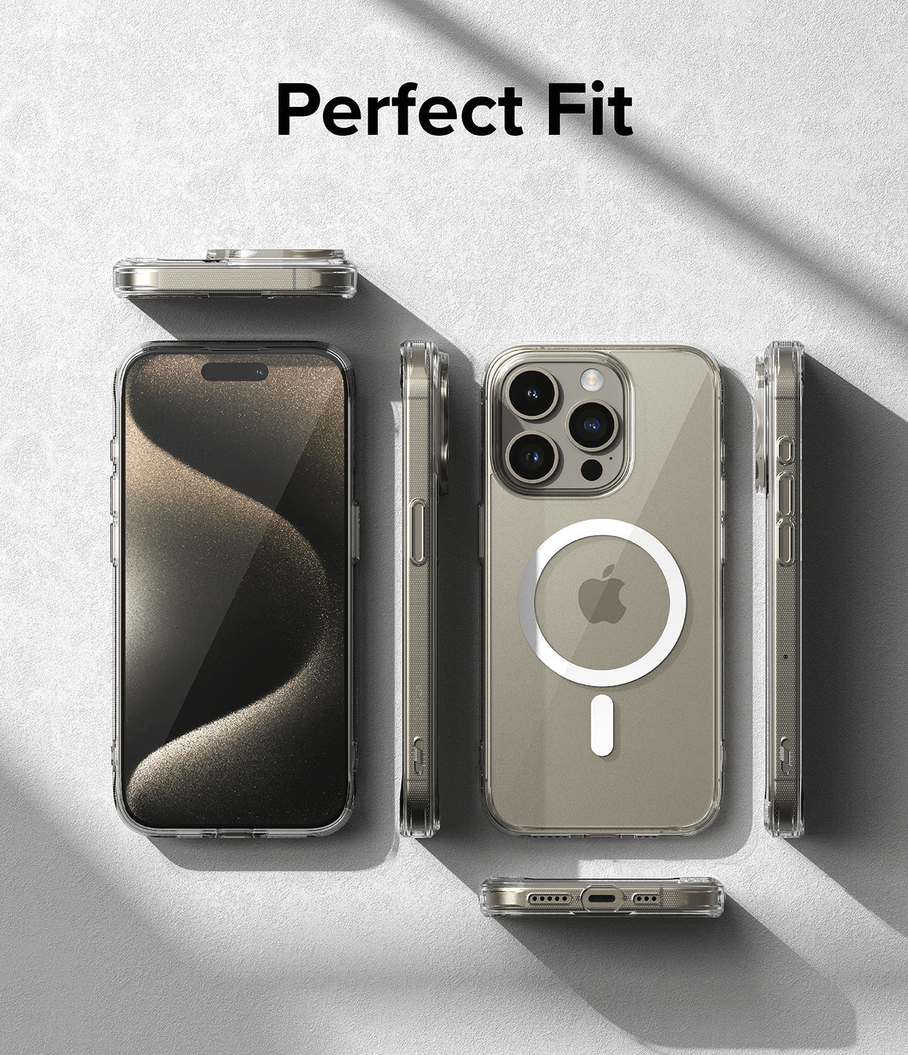Estuche para iPhone 15 Pro - Ringke Fusion Magnetic