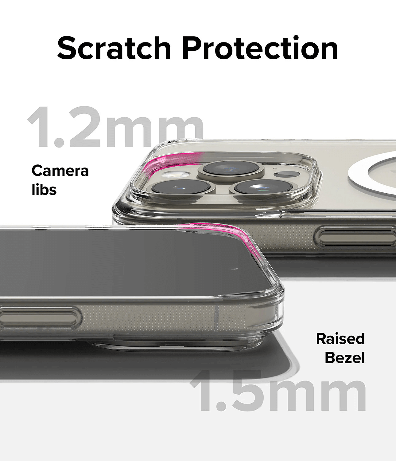 Estuche para iPhone 15 Pro - Ringke Fusion Magnetic
