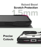 Estuche para iPhone 15 Pro - Ringke Fusion-X Magnetic - Black