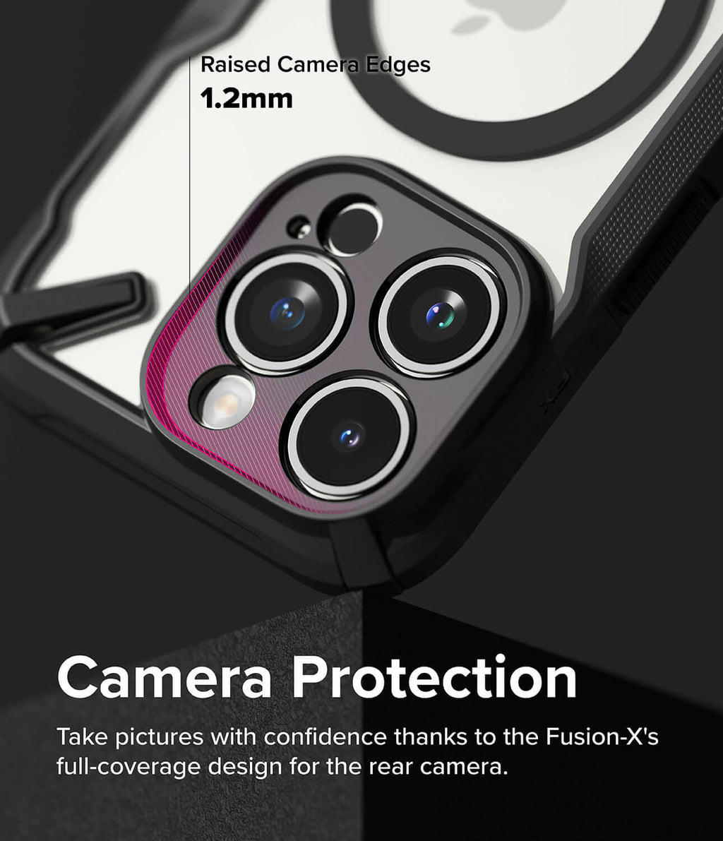 Estuche para iPhone 15 Pro - Ringke Fusion-X Magnetic - Black