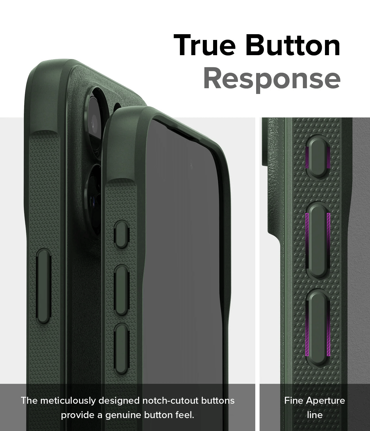 Estuche para iPhone 15 Pro - Ringke Onyx Magnetic - Dark Green