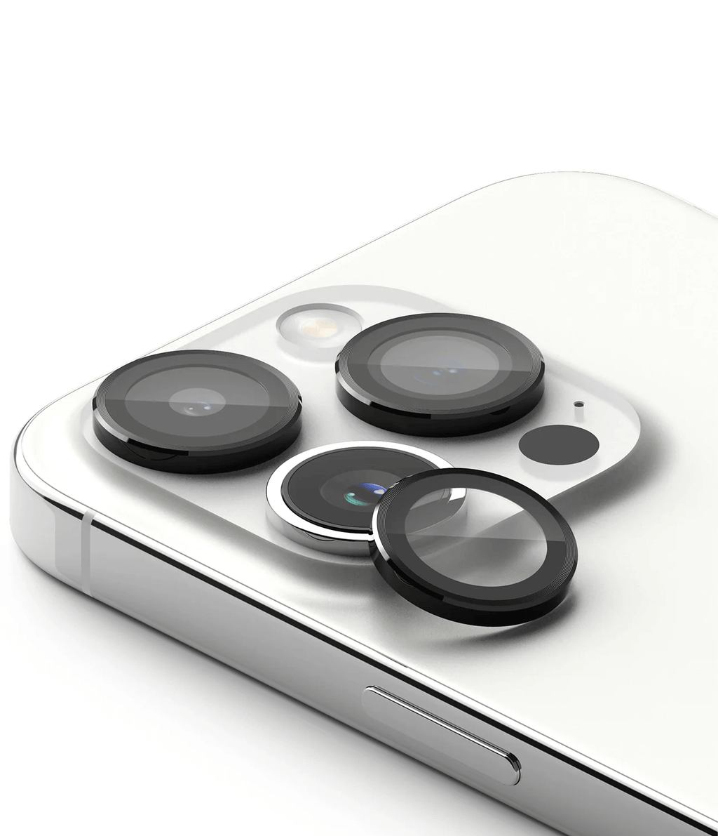 Estuche para iPhone 15 Pro Max - Ringke Camera Lens Frame Glass - Black