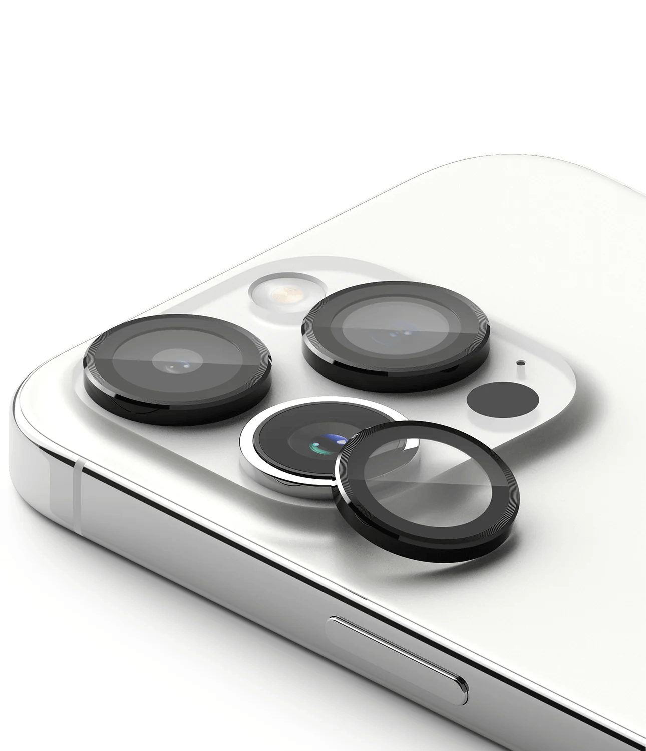 Estuche para iPhone 15 Pro Max - Ringke Camera Lens Frame Glass - Black