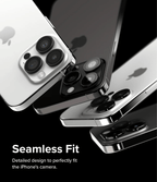 Estuche para iPhone 15 Pro Max - Ringke Camera Lens Frame Glass - Black