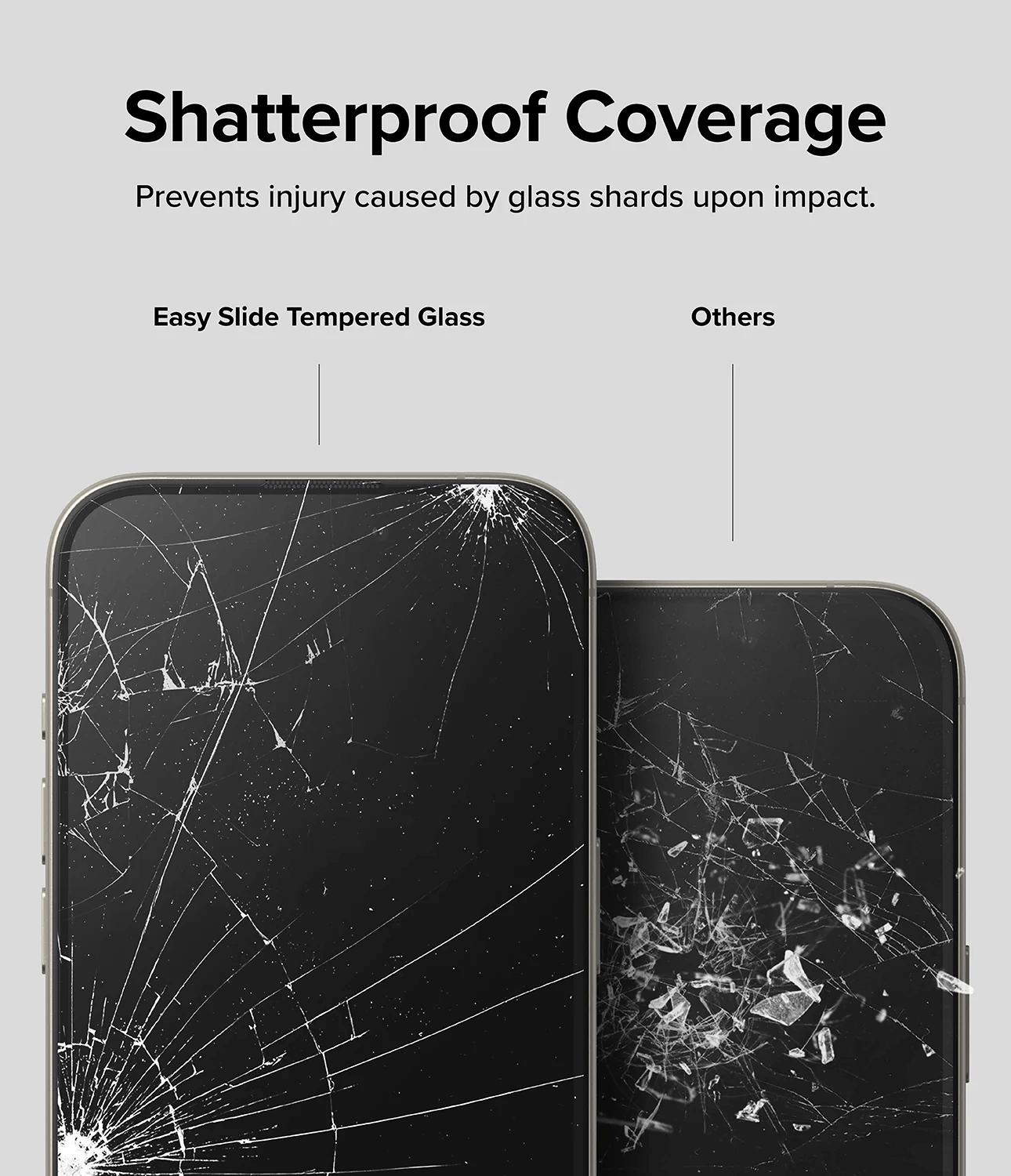 Protector de Pantalla para iPhone 15 Pro Max - Ringke Easy Slide Tempered Glass (Pack de 2)