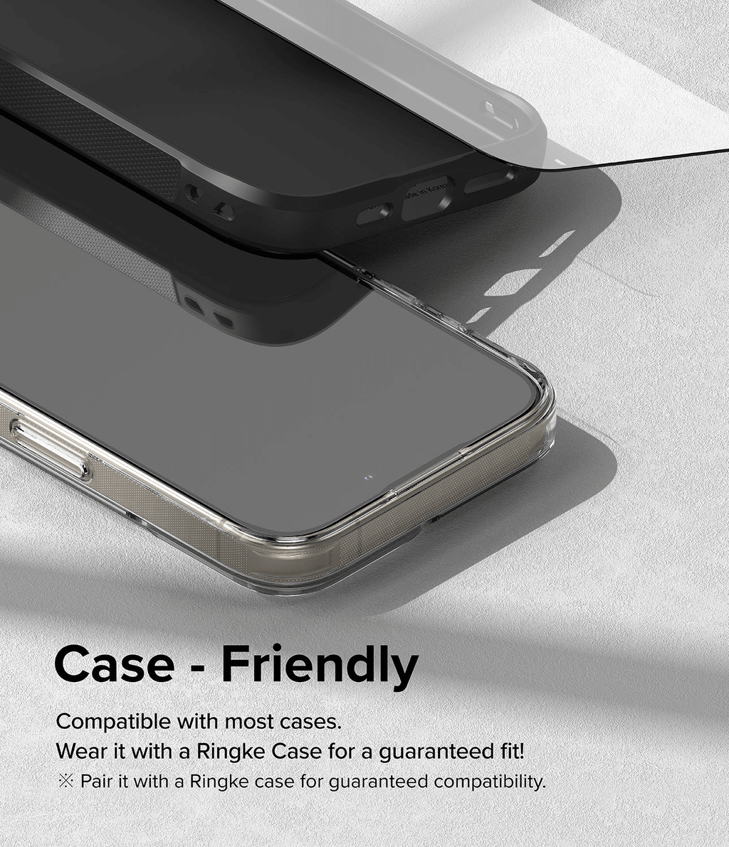 Protector de Pantalla para iPhone 15 Pro Max - Ringke Easy Slide Tempered Glass (Pack de 2)