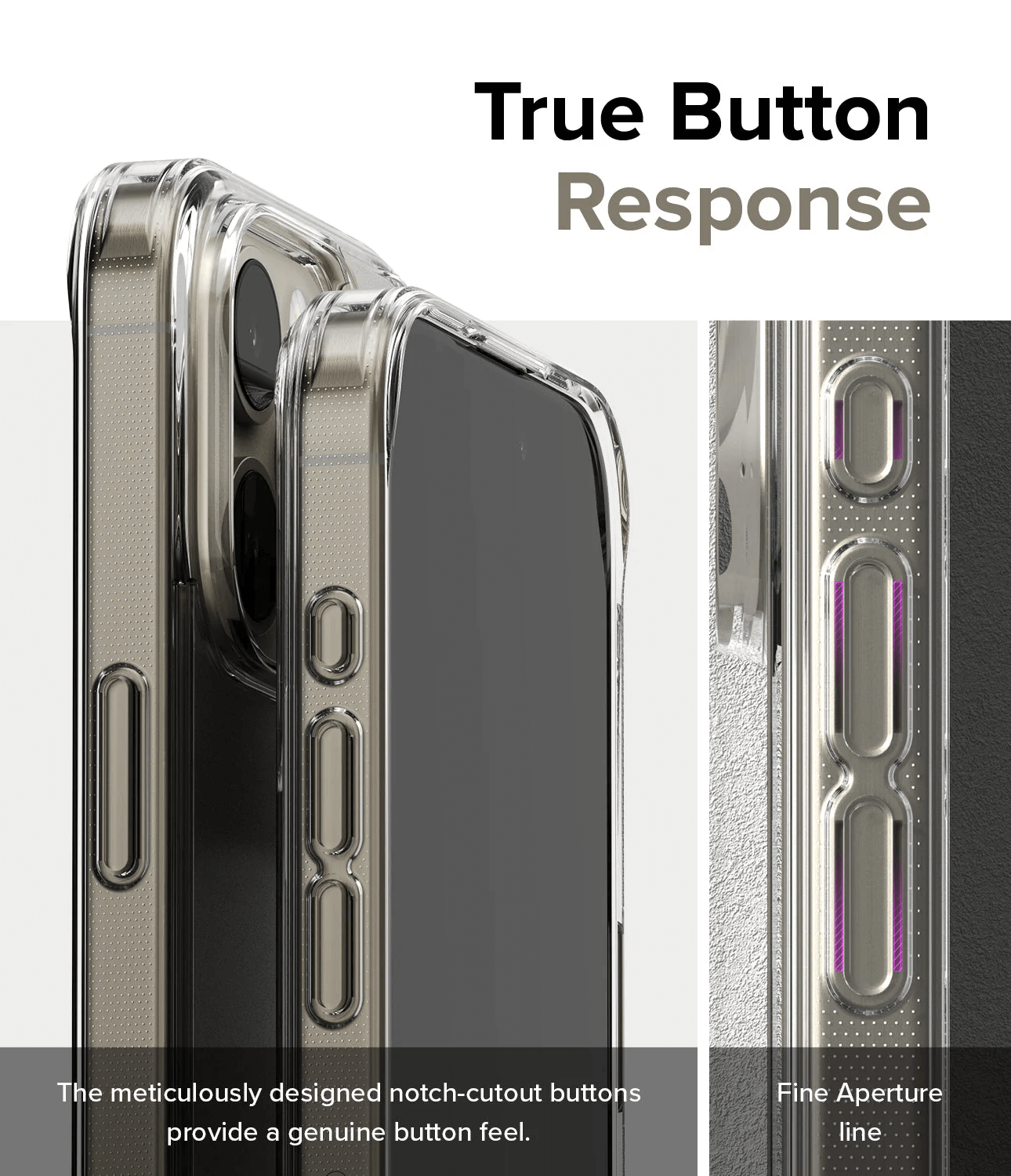 Estuche para iPhone 15 Pro Max - Ringke Fusion
