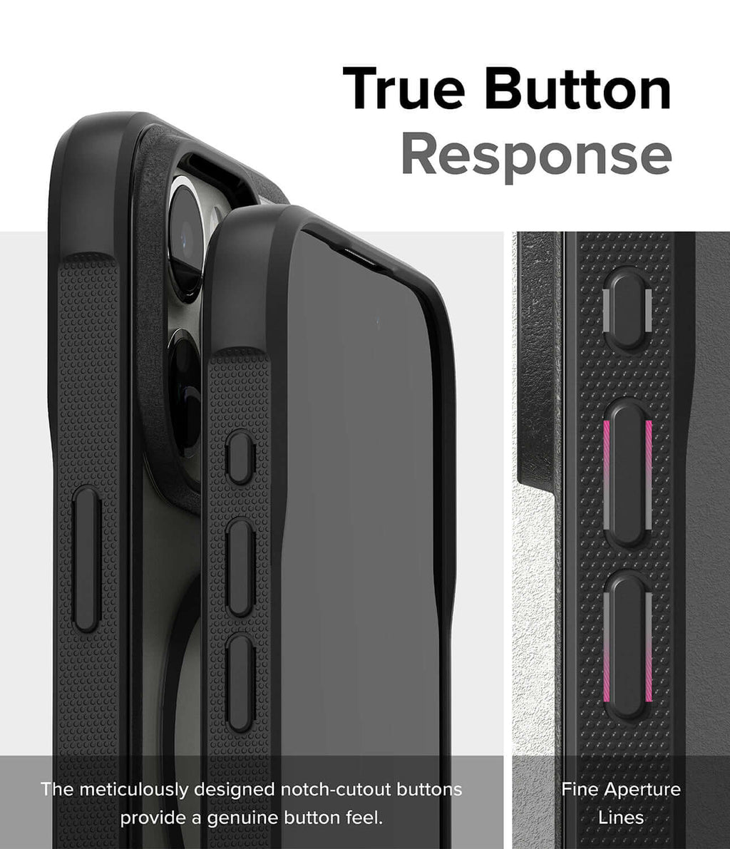 Estuche para iPhone 15 Pro Max - Ringke Fusion Bold Magnetic - Matte Black
