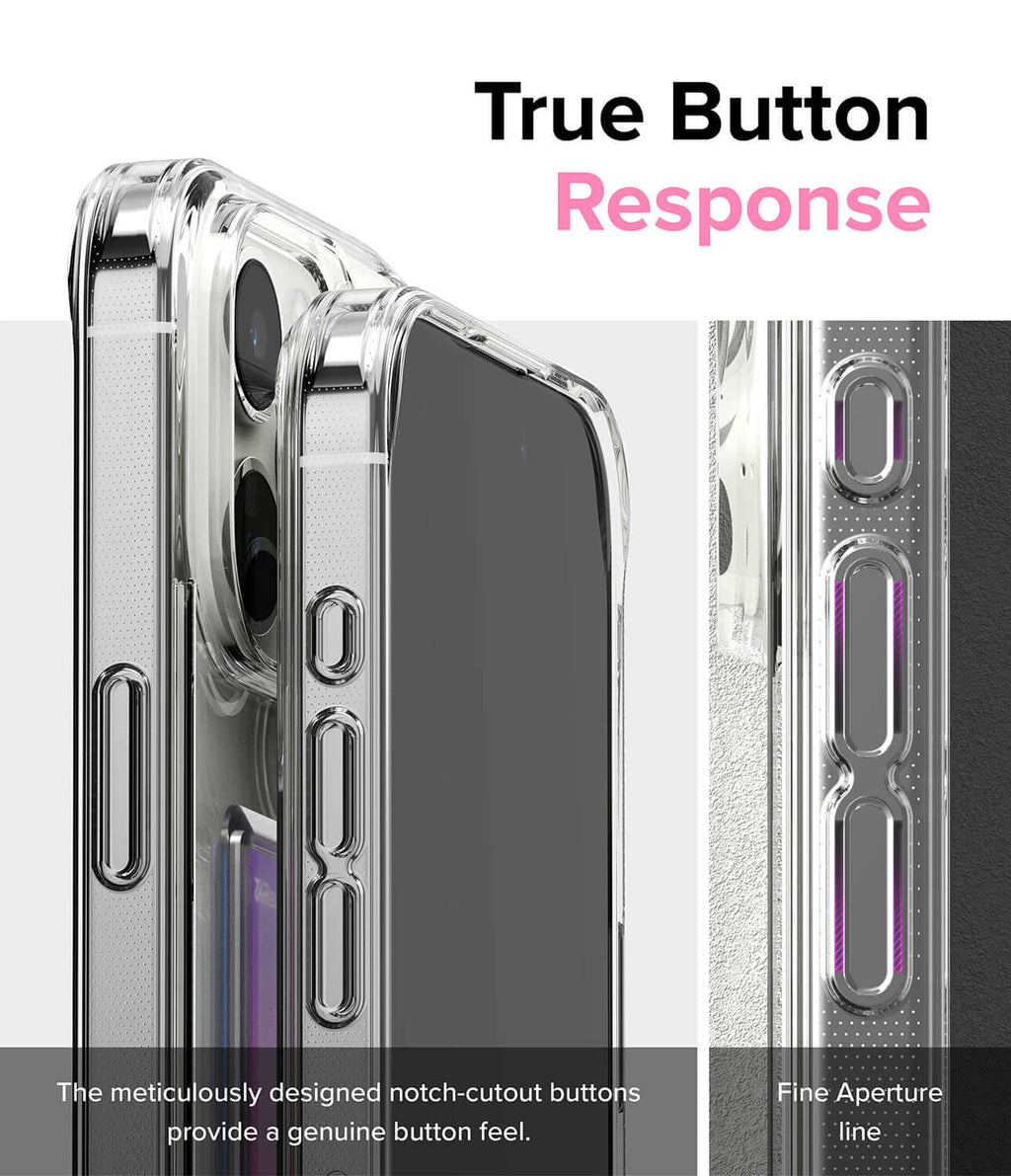Estuche para iPhone 15 Pro Max - Ringke Fusion Card - Clear