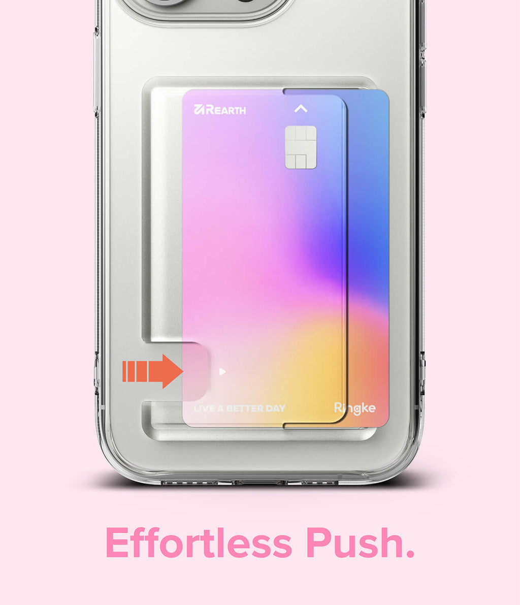 Estuche para iPhone 15 Pro Max - Ringke Fusion Card - Clear