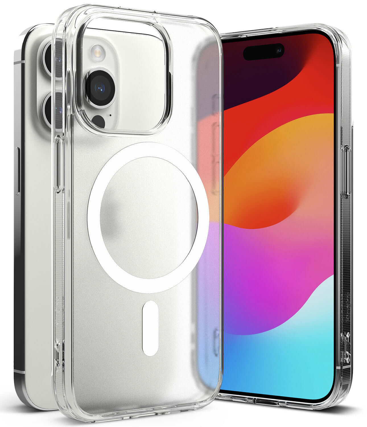 Estuche para iPhone 15 Pro Max - Ringke Fusion Magnetic - Matte Clear