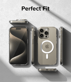 Estuche para iPhone 15 Pro Max - Ringke Fusion Magnetic - Matte Clear
