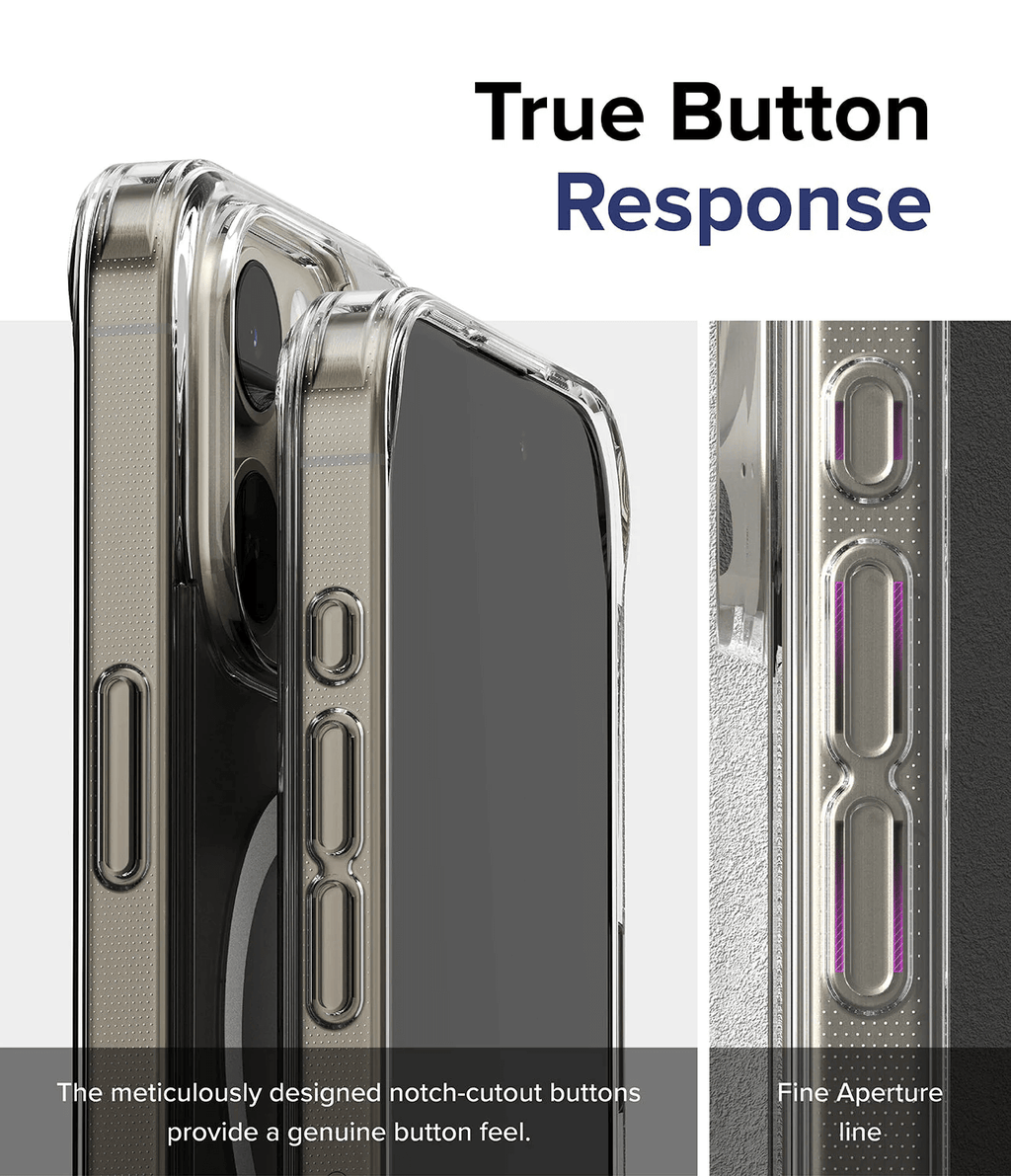 Estuche para iPhone 15 Pro Max - Ringke Fusion Magnetic - Matte Clear