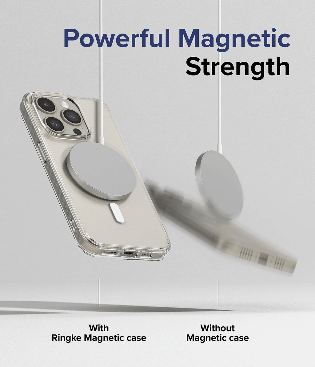 Estuche para iPhone 15 Pro Max - Ringke Fusion Magnetic - Matte Clear