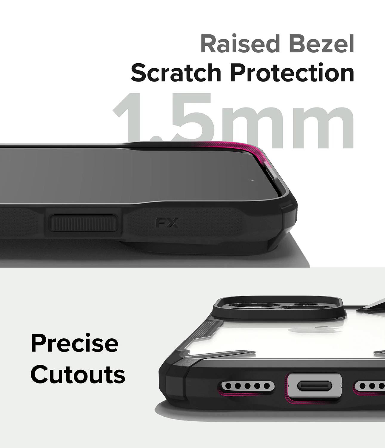 Estuche para iPhone 15 Pro Max - Ringke Fusion-X