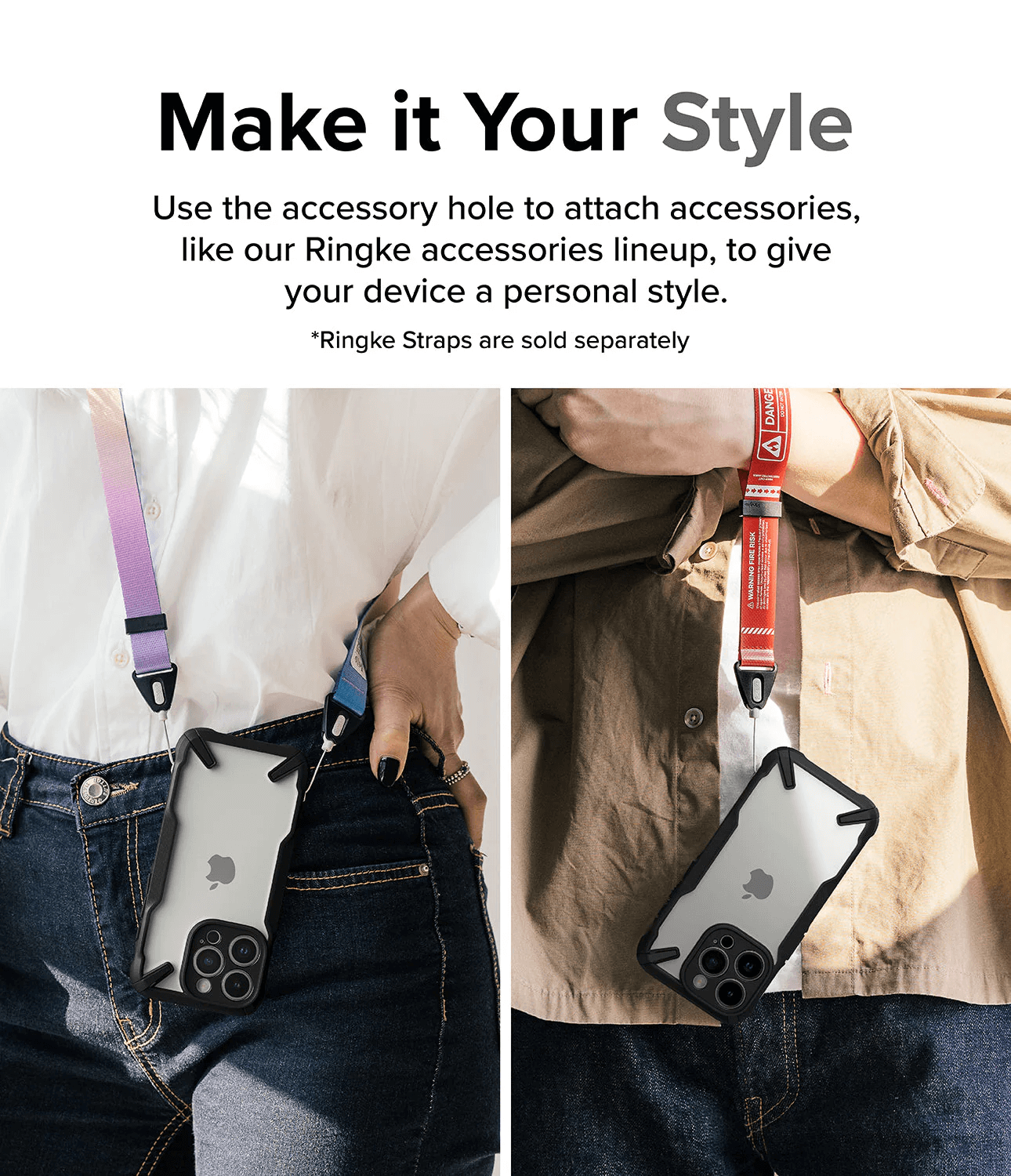 Estuche para iPhone 15 Pro Max - Ringke Fusion-X
