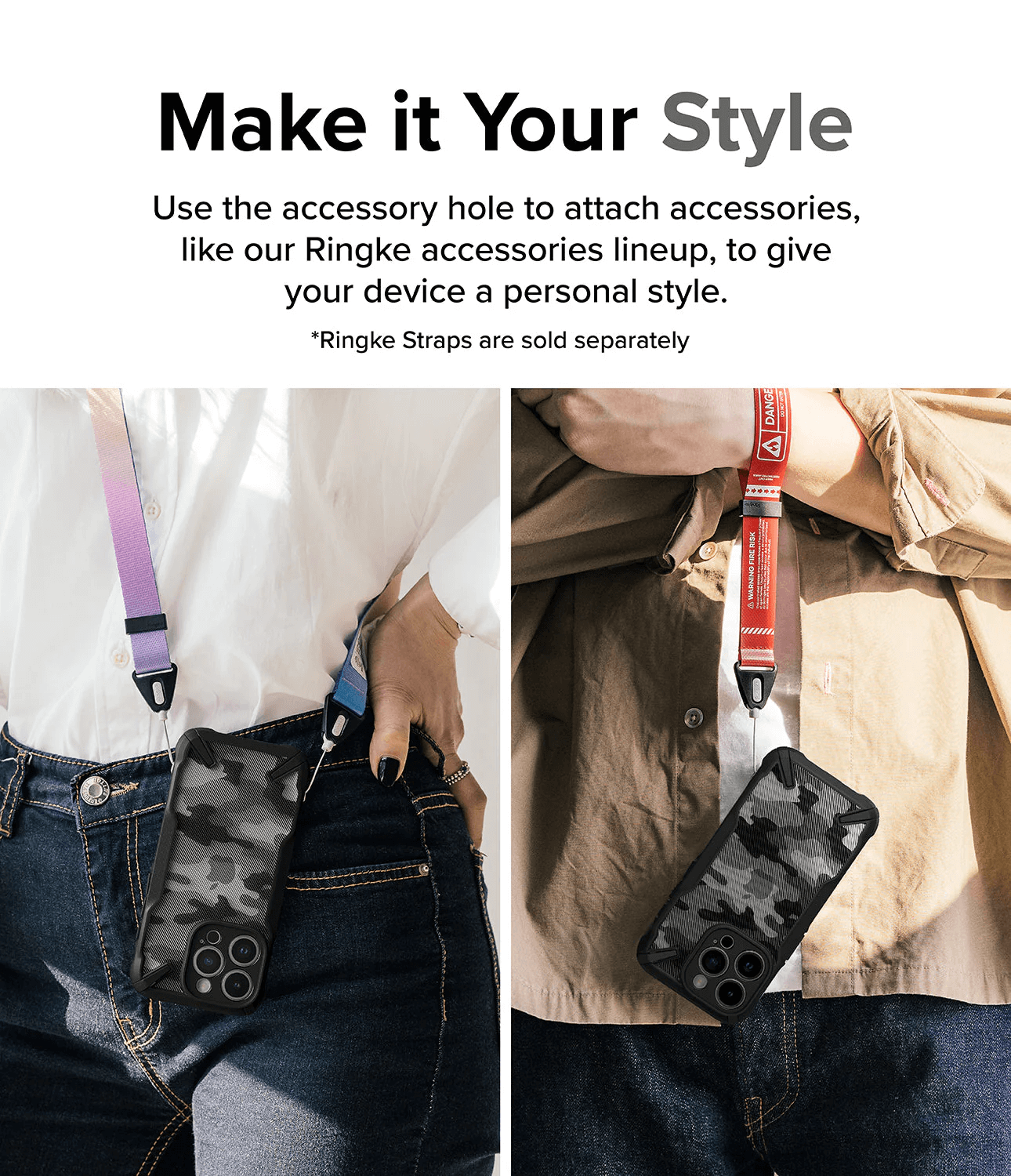 Estuche para iPhone 15 Pro Max - Ringke Fusion-X