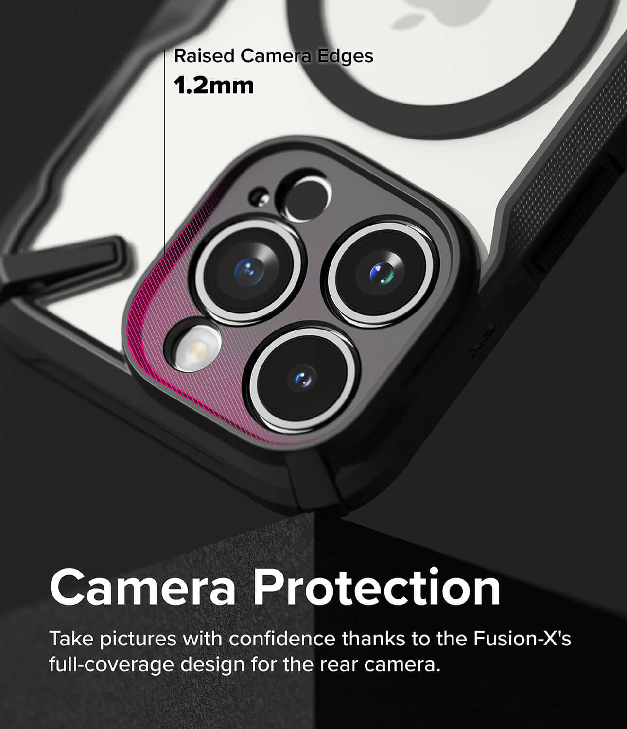 Estuche para iPhone 15 Pro Max - Ringke Fusion-X Magnetic - Matte Black