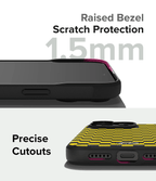 Estuche para iPhone 15 Pro Max - Ringke Onyx Design - Checkerboard Yellow