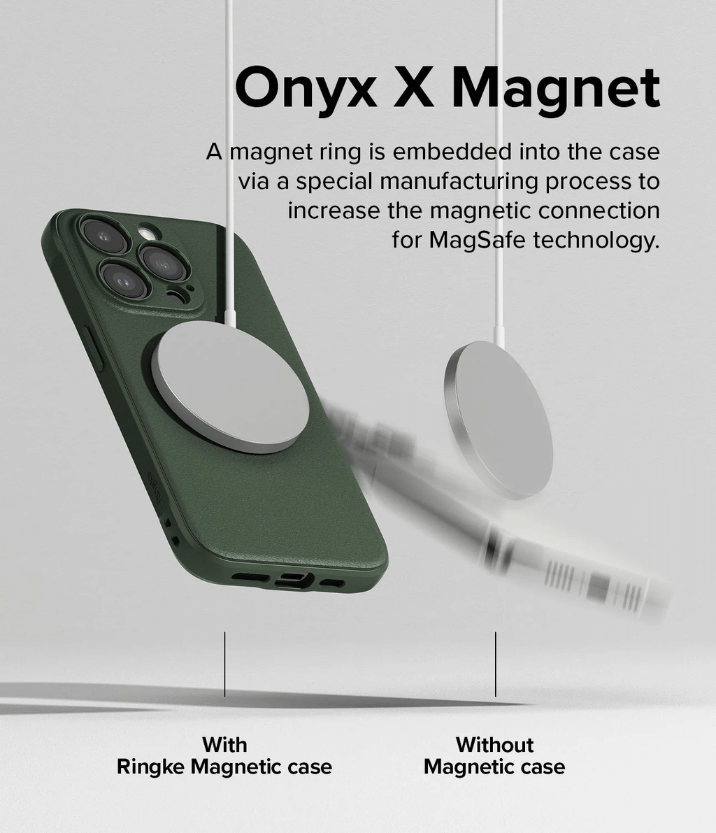 Estuche para iPhone 15 Pro Max - Ringke Onyx Magnetic - Dark Green