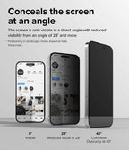 Vidrio Templado para iPhone 15 Pro Max - Ringke Privacy Glass