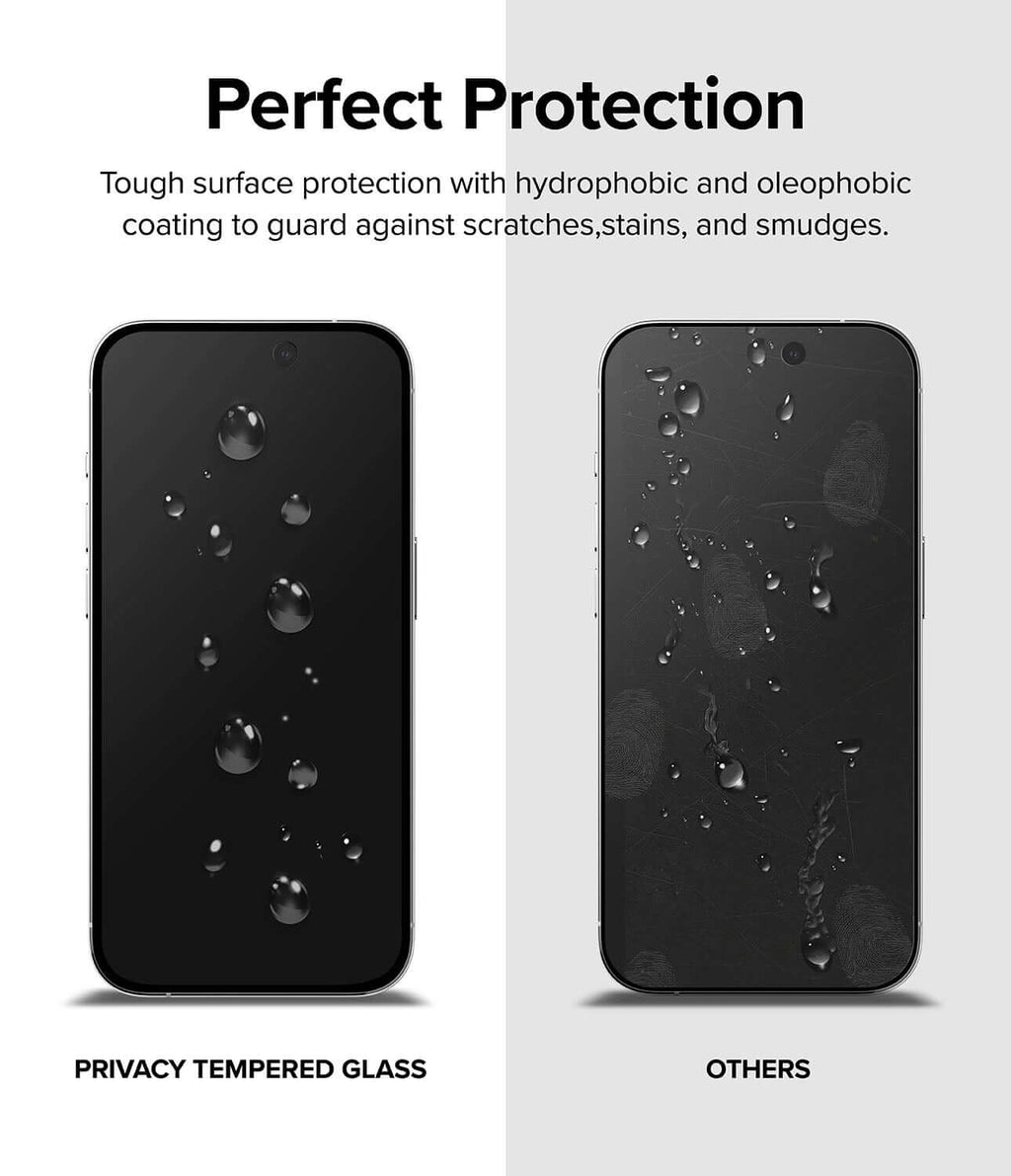 Vidrio Templado para iPhone 15 Pro Max - Ringke Privacy Glass