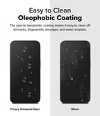 Vidrio Templado para iPhone 16 / 15 - Ringke Easy Slide Privacy Glass (Pack de 2)