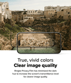 Vidrio Templado para iPhone 16 / 15 - Ringke Easy Slide Privacy Glass (Pack de 2)