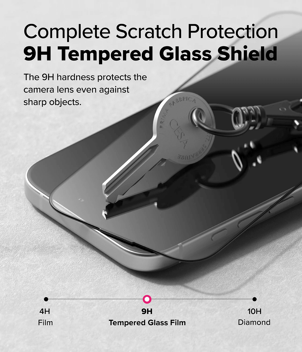 Vidrio Templado para iPhone 16 / 15 - Ringke Easy Slide Tempered Glass (Pack de 2)