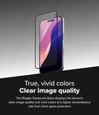 Vidrio Templado para iPhone 16 / 15 - Ringke Easy Slide Tempered Glass (Pack de 2)