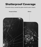 Vidrio Templado para iPhone 16 / 15 - Ringke Easy Slide Tempered Glass (Pack de 2)