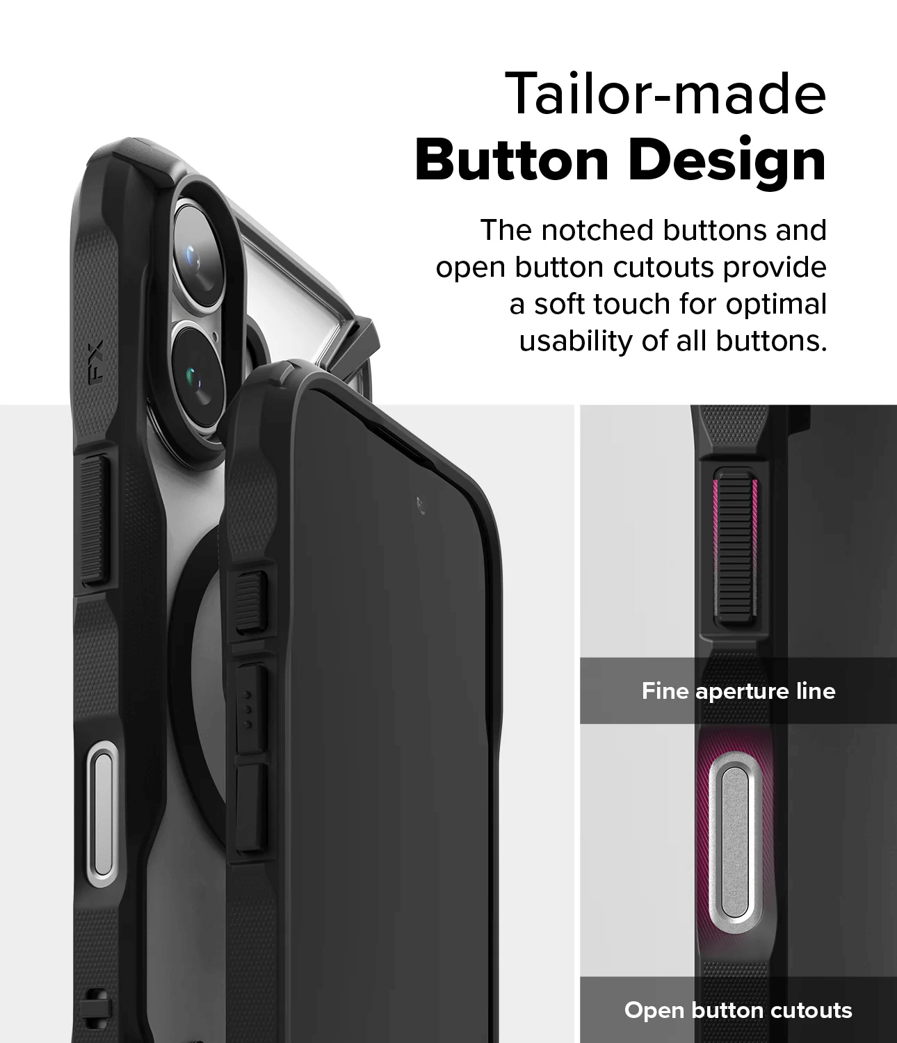 Estuche para iPhone 16 - Ringke Fusion-X Magnetic