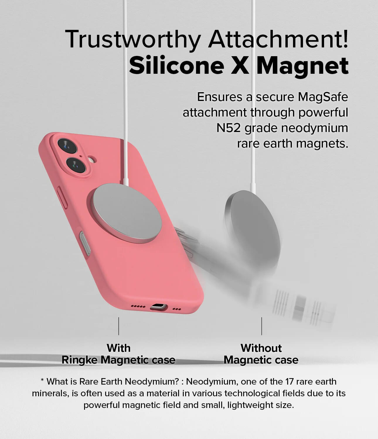 Estuche para iPhone 16 - Ringke Silicone Magnetic