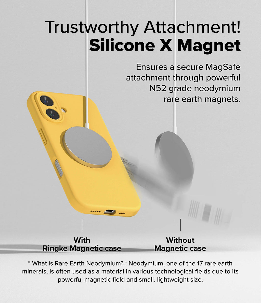 Estuche para iPhone 16 - Ringke Silicone Magnetic