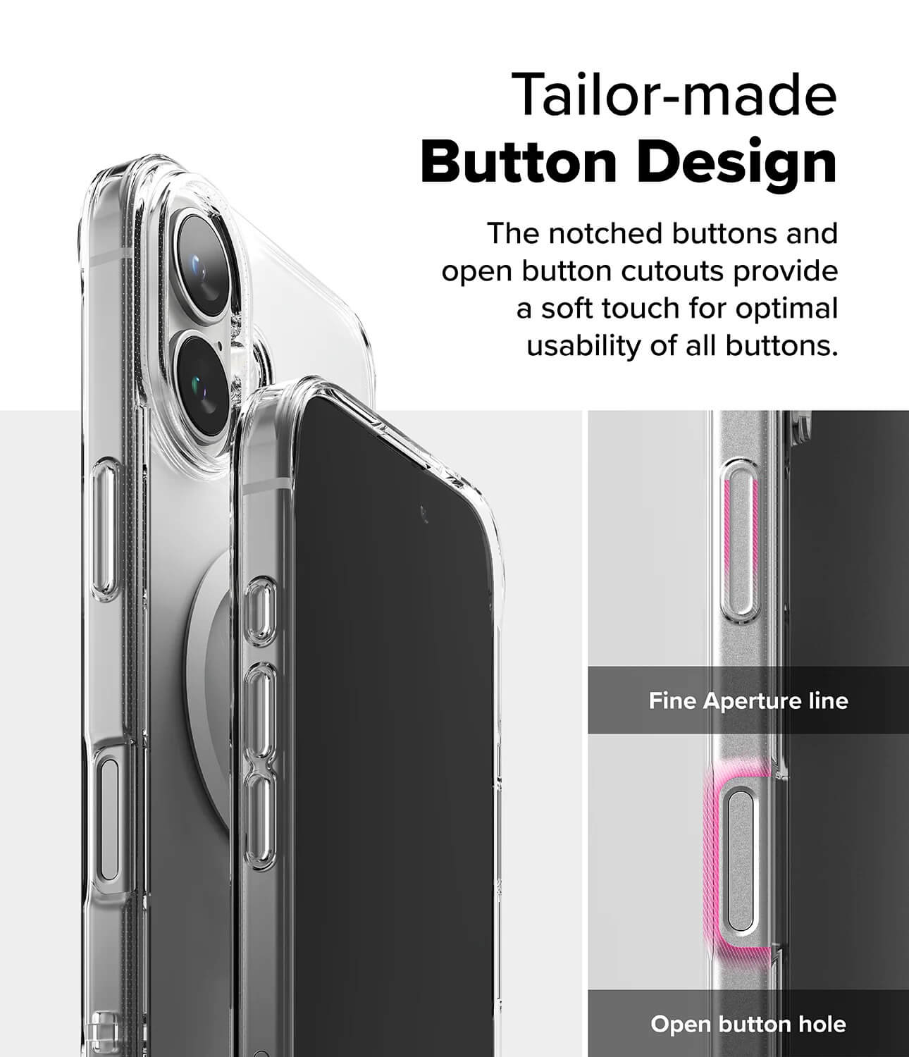Estuche para iPhone 16 Plus - Ringke Fusion Magnetic