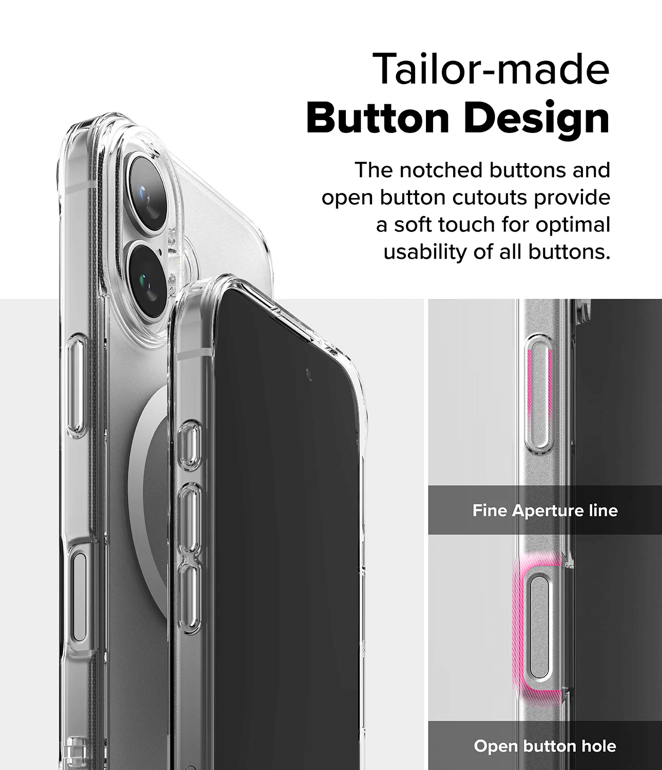 Estuche para iPhone 16 Plus - Ringke Fusion Magnetic